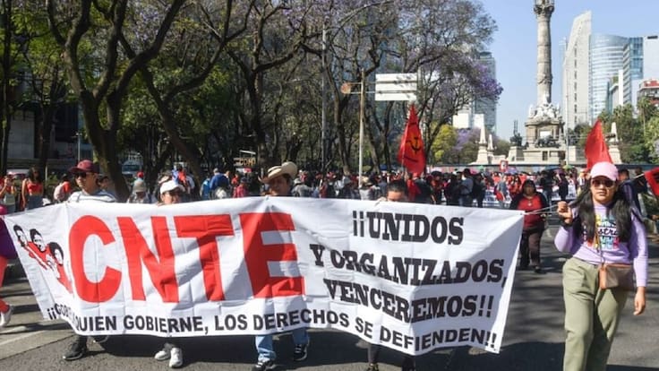CNTE anuncia paro nacional de 72 horas y marcha en la CDMX