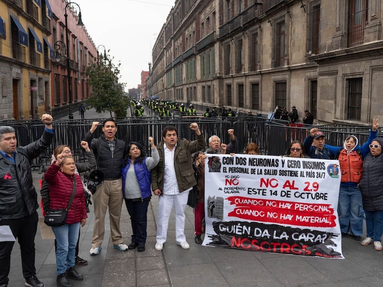 Exigieron al Gobierno federal incrementar la inversión en salud y revisar las políticas de seguridad social. FOTO: CAMILA AYALA BENABIB/CUARTOSCURO.COM