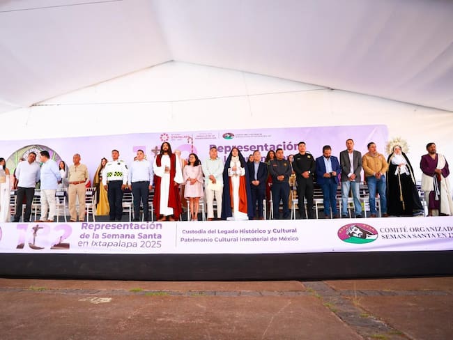 Iztapalapa lista para la 182 representación de la Pasión de Cristo