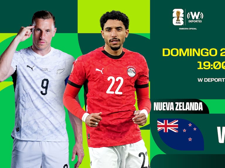 Nueva Zelanda vs Egipto Mundial 2026