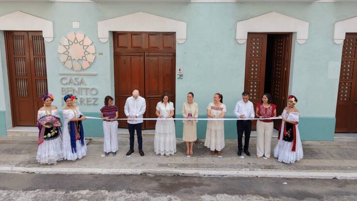 Casa de Benito Juárez en Veracruz, se convierte en museo… Sheinbaum lo inaugura
