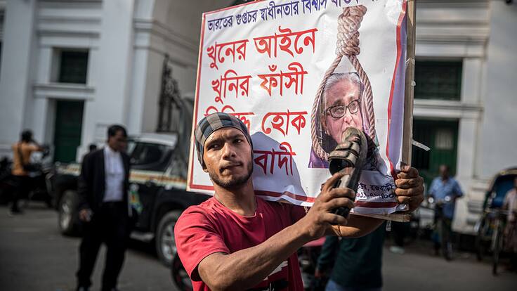 Sheikh Hasina y las protestas de Generación Z en Bangladesh que la derrocaron y derivaron en su condena a muerte por represión