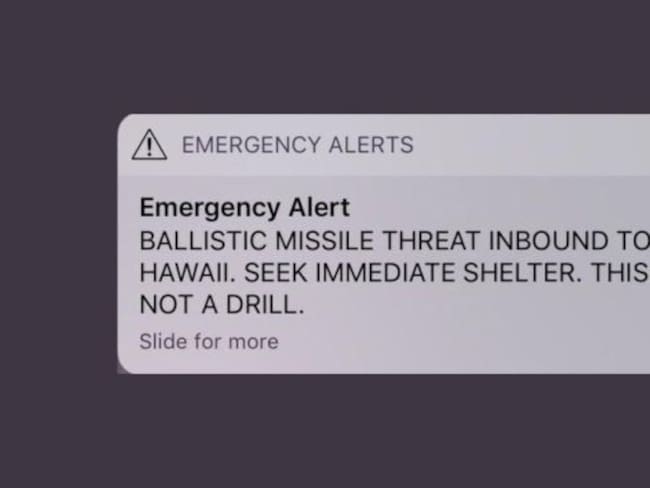 Alerta de misil estremece a Hawái