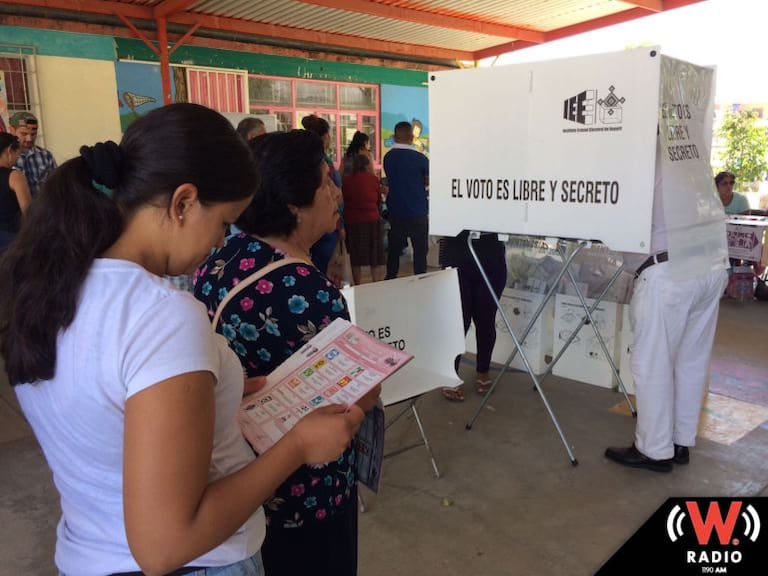 Saldo blanco en Nayarit tras la primera mitad de la jornada electoral