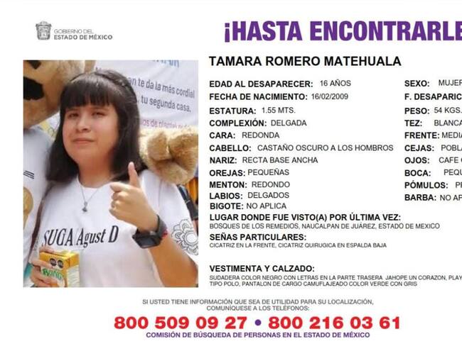 Reportan desaparecida a alumna del CCH Naucalpan