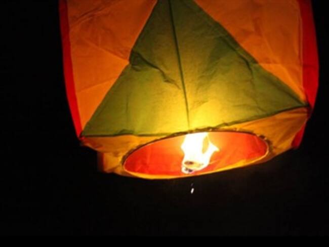 Fiesta de globos y faroles en Milpa Alta