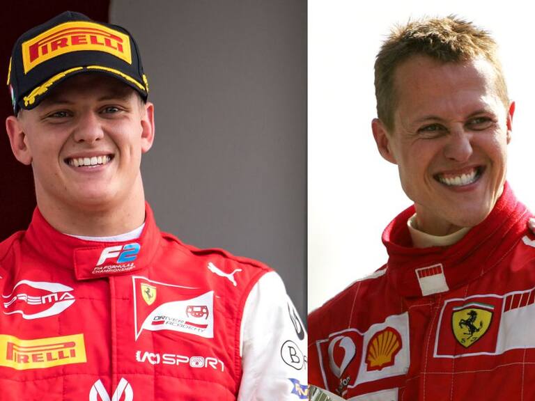 Mick y Michael Schumacher.