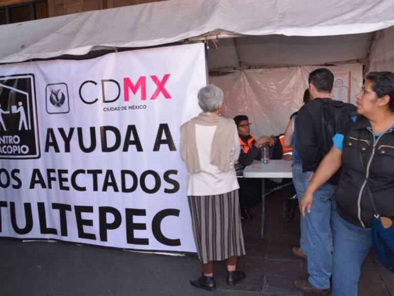Opera centro de acopio en la CDMX para afectados en Tultepec