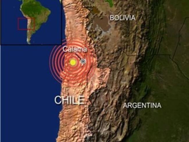 Registran sismo en centro de Chile