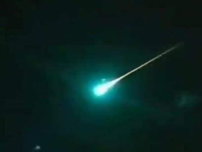 Meteorito ilumina el cielo y luego cae en Tamaulipas