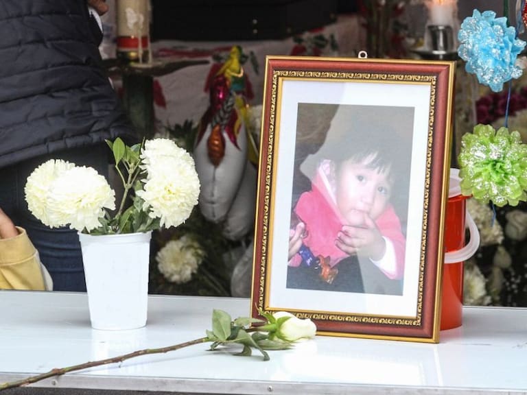 Despiden a Mía, la menor fallecida en el cerro del Chiquihuite