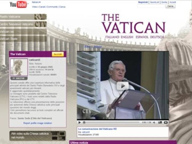 Abre El Vaticano versión en francés de su canal en YouTube