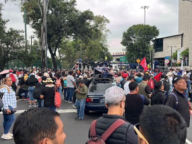 CNTE levanta bloqueo en Tlalpan, pero anuncia nuevas movilizaciones en CDMX rumbo al Mundial 2026
