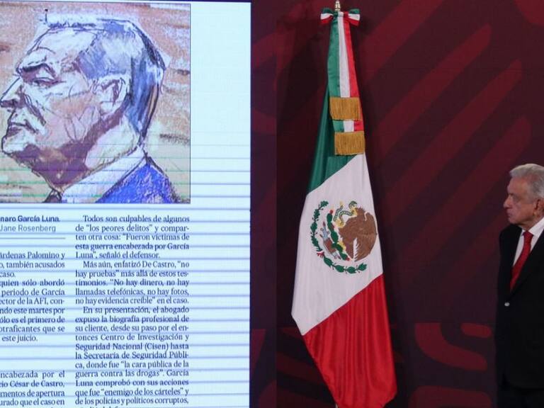Se informará en la mañanera sobre juicio a García Luna: AMLO