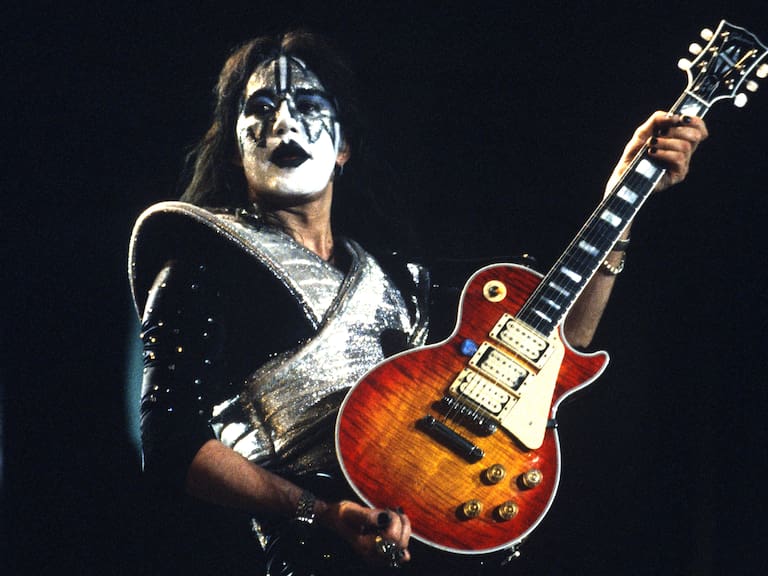 Ace Frehley of Kiss performs at Arco Arena on August 28, 1996
