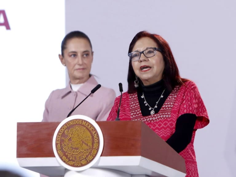 Leticia Ramírez Amaya, secretaria de Bienestar y la presidenta de México, Claudia Sheinbaum. FB