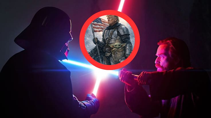 Casa Blanca celebra el Star Wars Day con imagen de Donald Trump como “The Mandalorian” y desata polémica