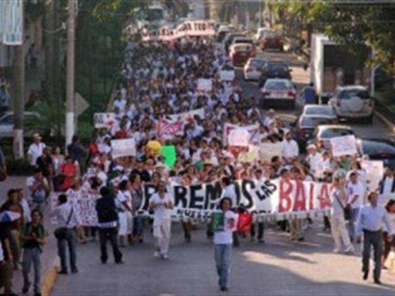 Llega a Coajomulco marcha encabezada por Javier Sicilia