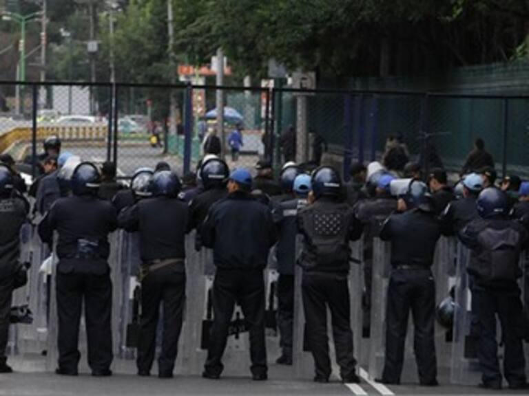 Refuerza PF vigilancia en calles aledañas a SEGOB