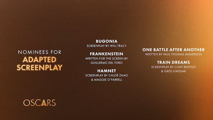 Las nominadas a mejor guion adaptado y el material del que derivaron