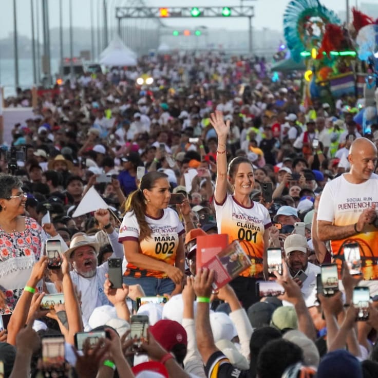 Caos en Zona Hotelera de Cancún: Sheinbaum inaugura Puente Nichupté mientras turistas y trabajadores se quedan sin transporte