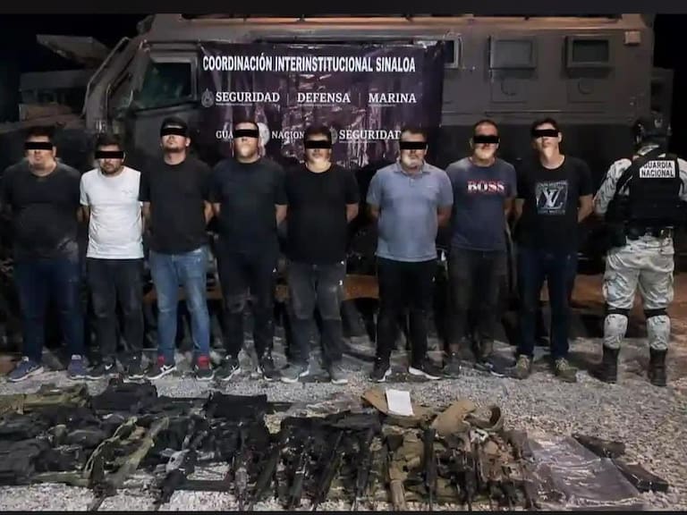 Detienen a ocho personas tras enfrentamiento armado contra la Guardia Nacional en Los Mochis, Sinaloa