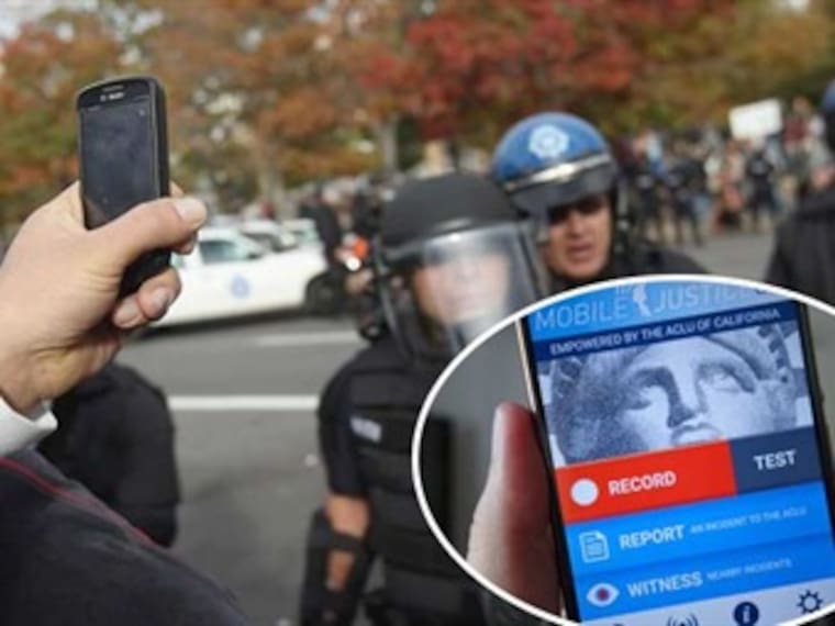 Lanza ACLU app contra abusos policiales