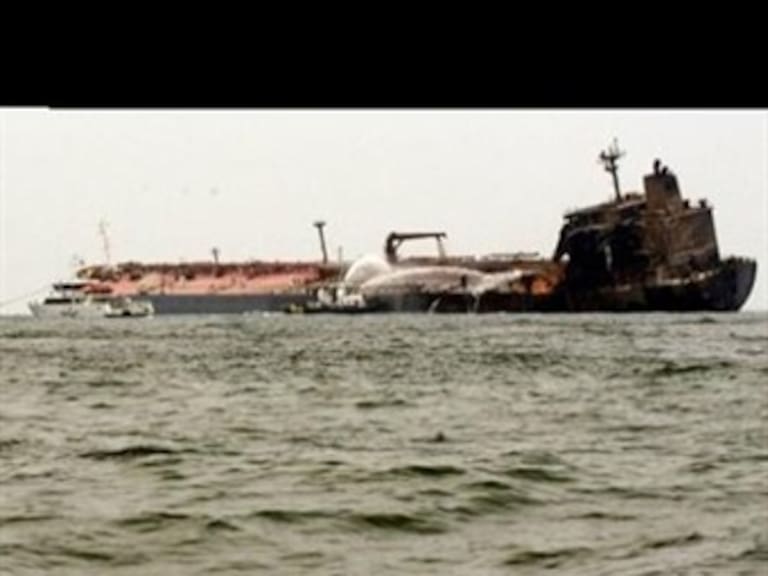 Colisionan tanquero y carguero en el mar del Norte