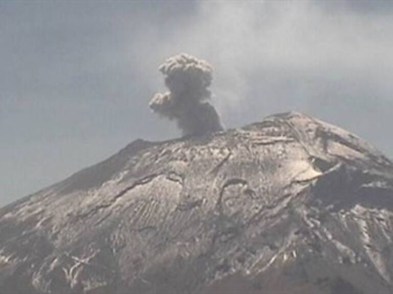 Hasta 20 exhalaciones del Popocatépetl registró el Cenapred y se mantiene la alerta volcánica en Amarillo Fase 3