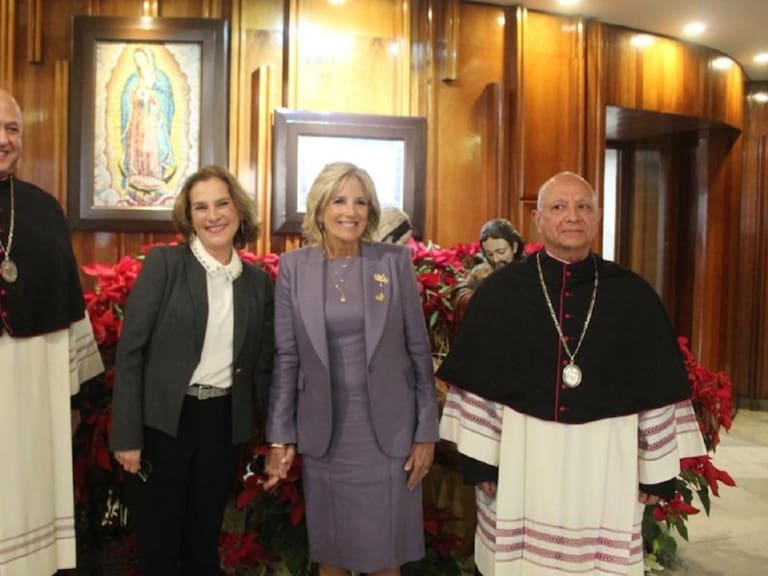 Jill Biden visita la Basílica de Guadalupe