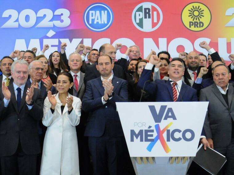 Alianza opositora se reparte candidaturas: Coahuiula y Edomex, PRI; CDMX y Presidencia, PAN.