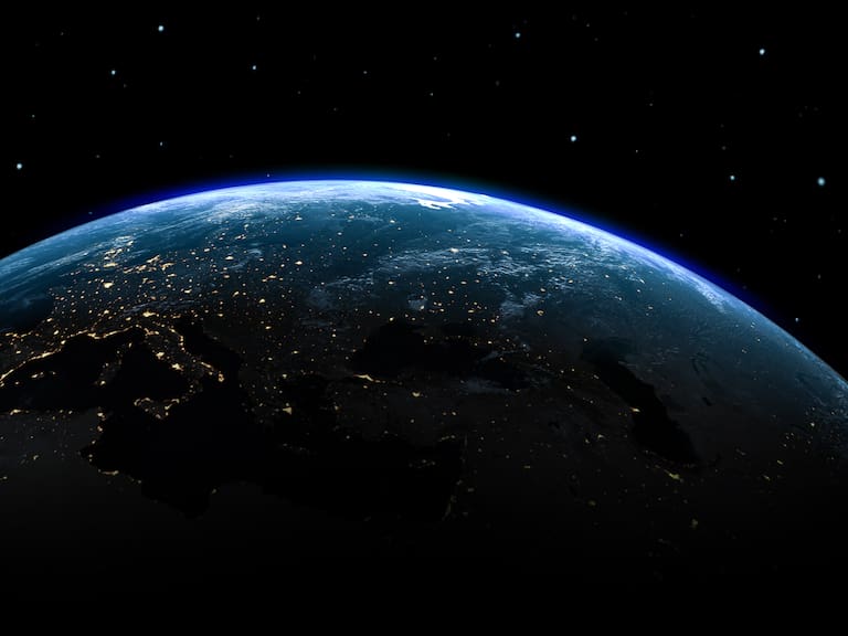Tierra desde el espacio exterior.