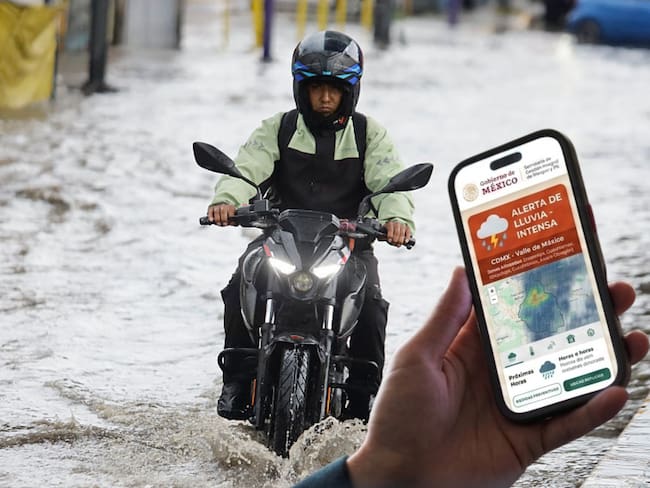 Alerta de lluvia en celulares; Así funcionará el nuevo sistema que se estará implementando a partir de esta fecha