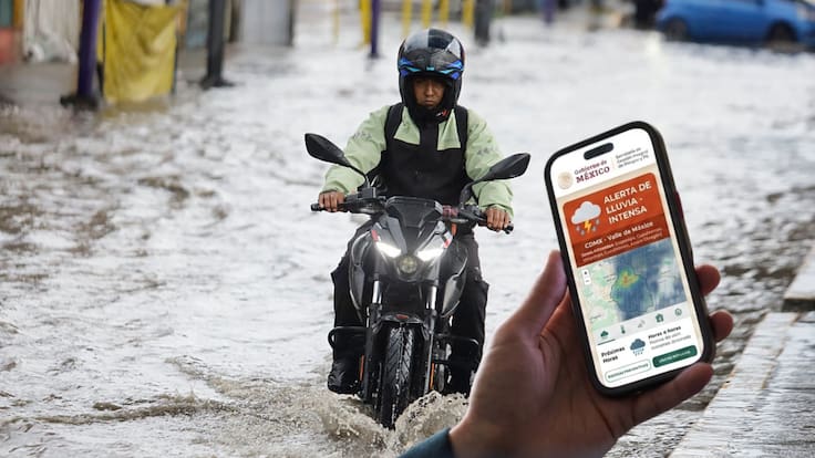 Alerta de lluvia en celulares; Así funcionará el nuevo sistema que se estará implementando a partir de esta fecha