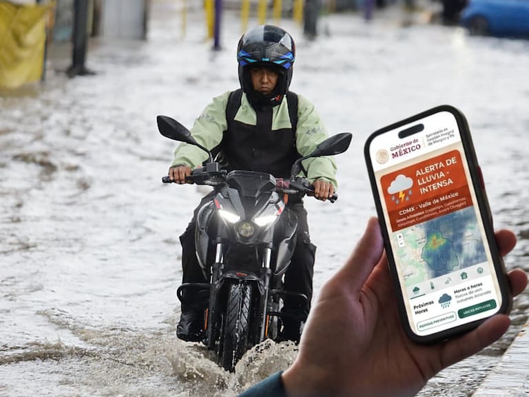 Mx - Autoridades anuncian la alerta de lluvias en celulares