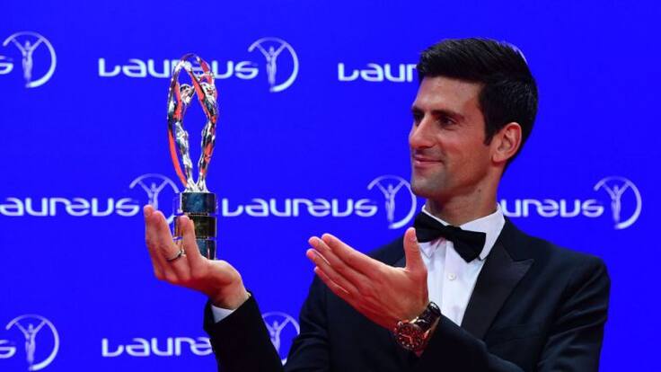 Novak Djokovic gana el Premio Laureus como Mejor Deportista del Año