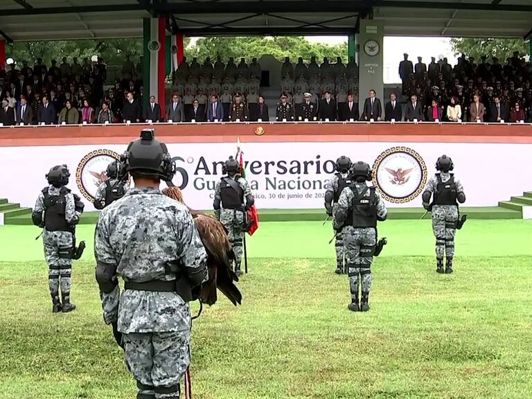 Ocho de cada diez mexicanos le han otorgado su confianza a la Guardia Nacional, afirmó la presidenta, Claudia Sheinbaum en el 6° aniversario de la institución de seguridad.