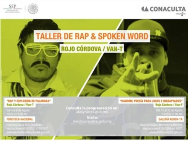 Taller para jóvenes: Rap y explosión de palabras