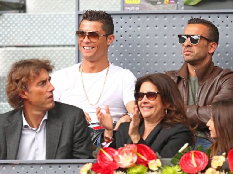 Cristiano Ronaldo aprovecha sus ratos libres para ir al Mutua Madrid Open
