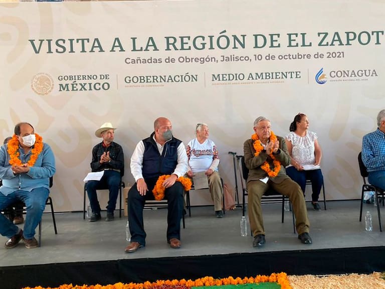 Promete AMLO recursos para obras de plan integral presa El Zapotillo