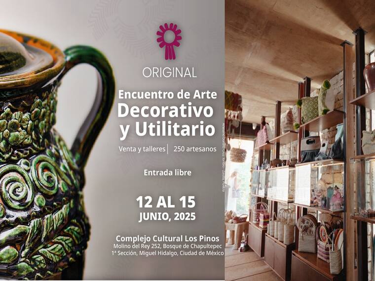 Original: encuentro de arte decorativo y utilitario
