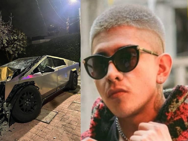 El dueño de la millonaria camioneta Tesla chocada en calles de la alcaldía Miguel Hidalgo es un cantante de corridos tumbados