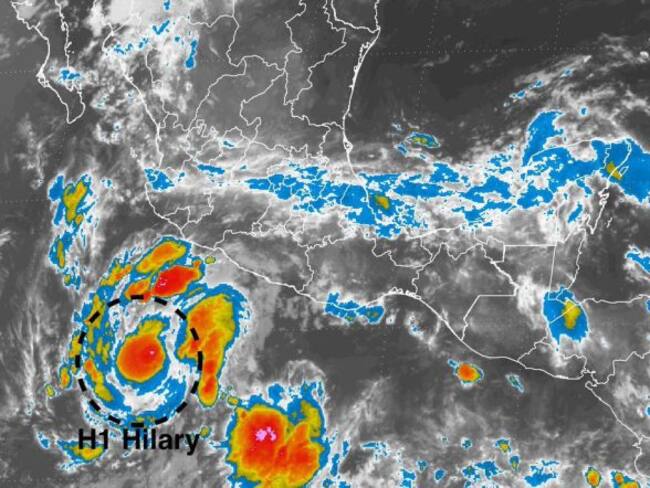 Prevén tormentas intensas por paso de huracán “Hilary”