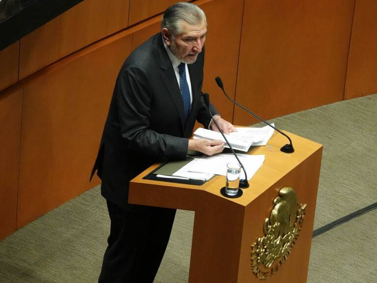 CIUDAD DE MÉXICO, 22OCTUBRE2024.- El senador Adán Augusto durante su participación en la Sesión Ordinaria en el Senado de la República.FOTO: GRACIELA LÓPEZ/CUARTOSCURO.COM