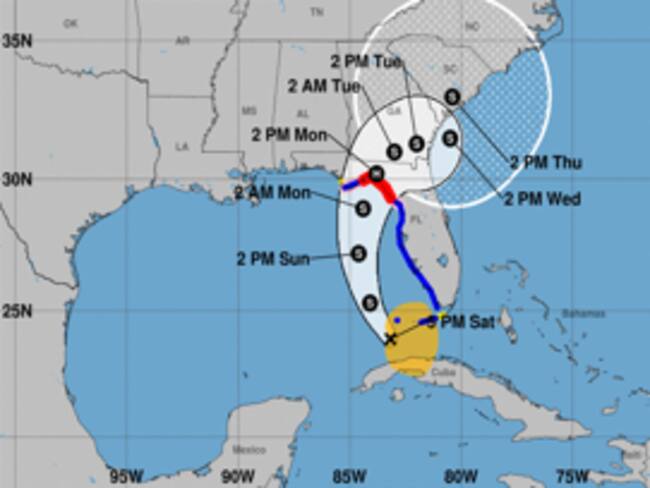 Se forma la tormenta tropical “Debbie”