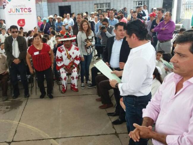 Aristóteles Sandoval entrega obras en la zona norte de Jalisco