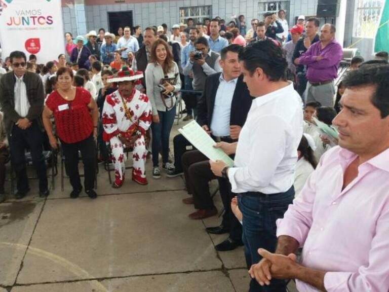 Aristóteles Sandoval entrega obras en la zona norte de Jalisco