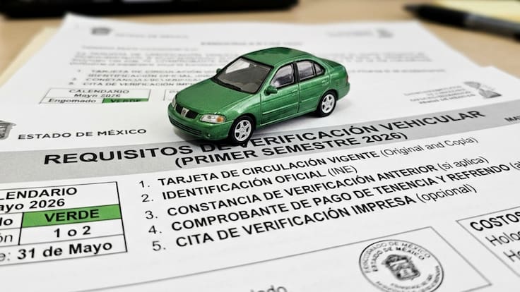 Requisitos de verificación vehicular en Edomex 2026: engomado Verde entra en sus últimos días