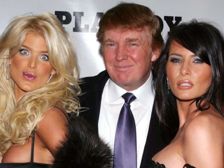 Circulan en la red fotos de supuesto shooting de Melania Trump en Playboy