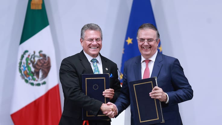Mientras negocia el T-MEC, Marcelo Ebrard impulsa el nuevo acuerdo comercial entre México y la Unión Europea